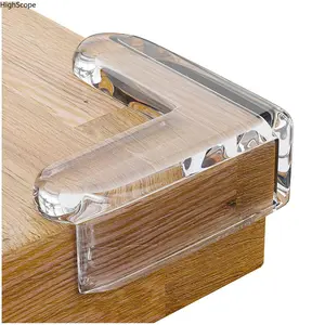 16 Pack Clear Furniture Corner Protectors - Silicone Edge Guards with Soft Cushion Bumpers