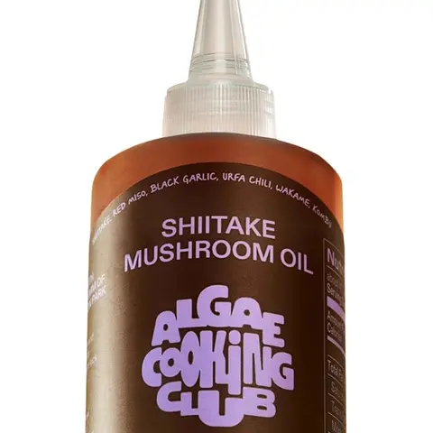 Shiitake Mushroom Infused Oil - Culinary Algae Oil infused with Umami-packed Mushroom | Enhances Flavours with Premium Spices