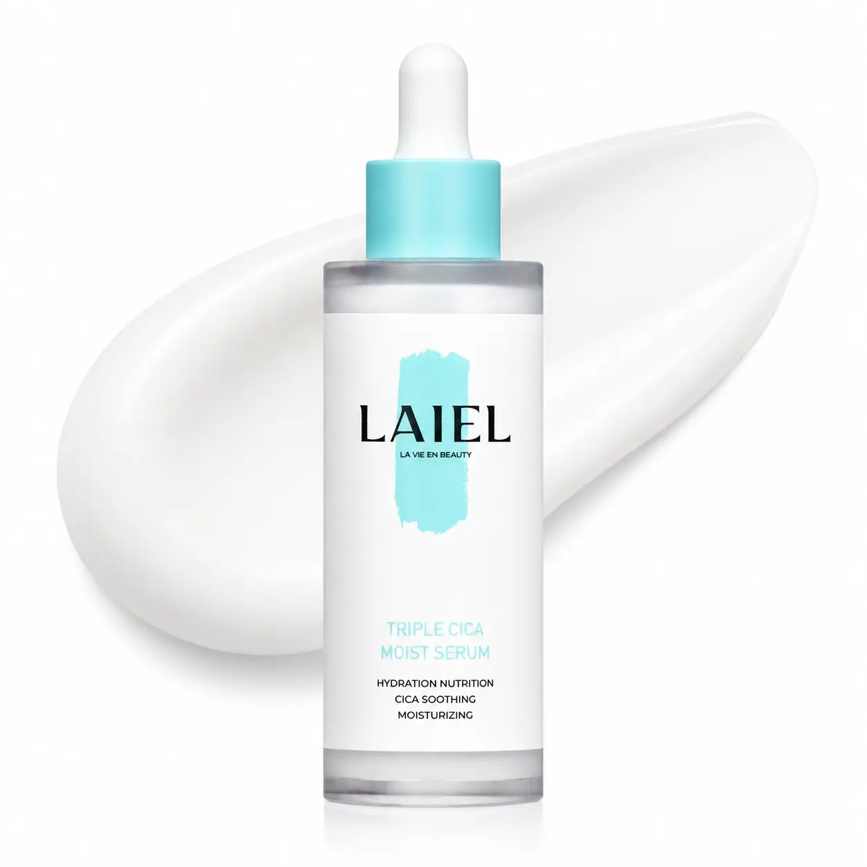LAIEL Triple Cica Moist Serum - Facial Oil, Anti-Aging Care, Moisture Support, Korean Cosmetics, Sensitive Skin, Dry Skin, Beauty Serum, 1.52 fl oz (45 ml)
