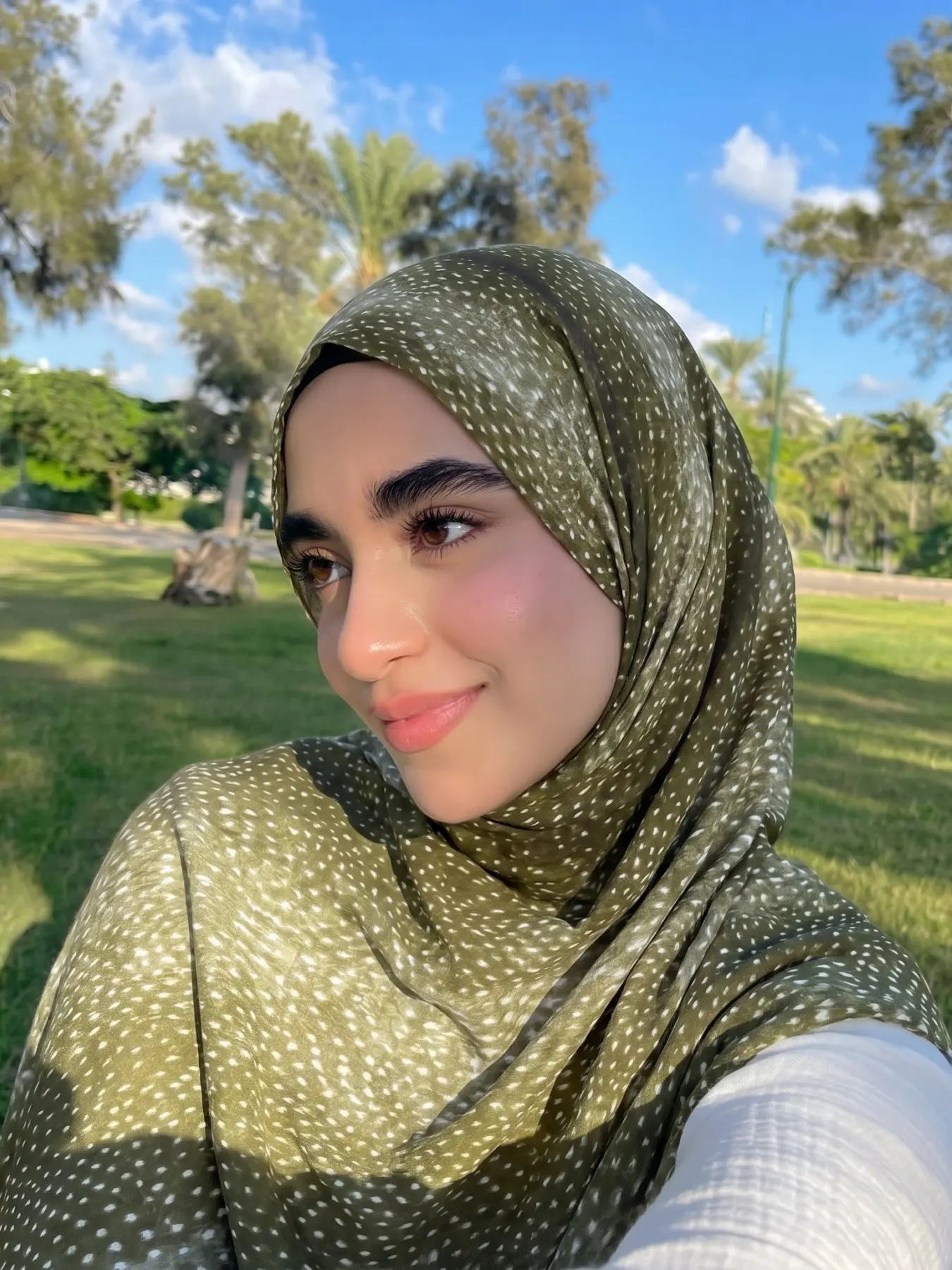 Lightweight Bohemian Casual Style Deer Print Polyester Long Scarf, Summer Women's Beach Vacation Sun Protection Modesty, Breathable Non-Slip Headscarf, Hijab For Muslim