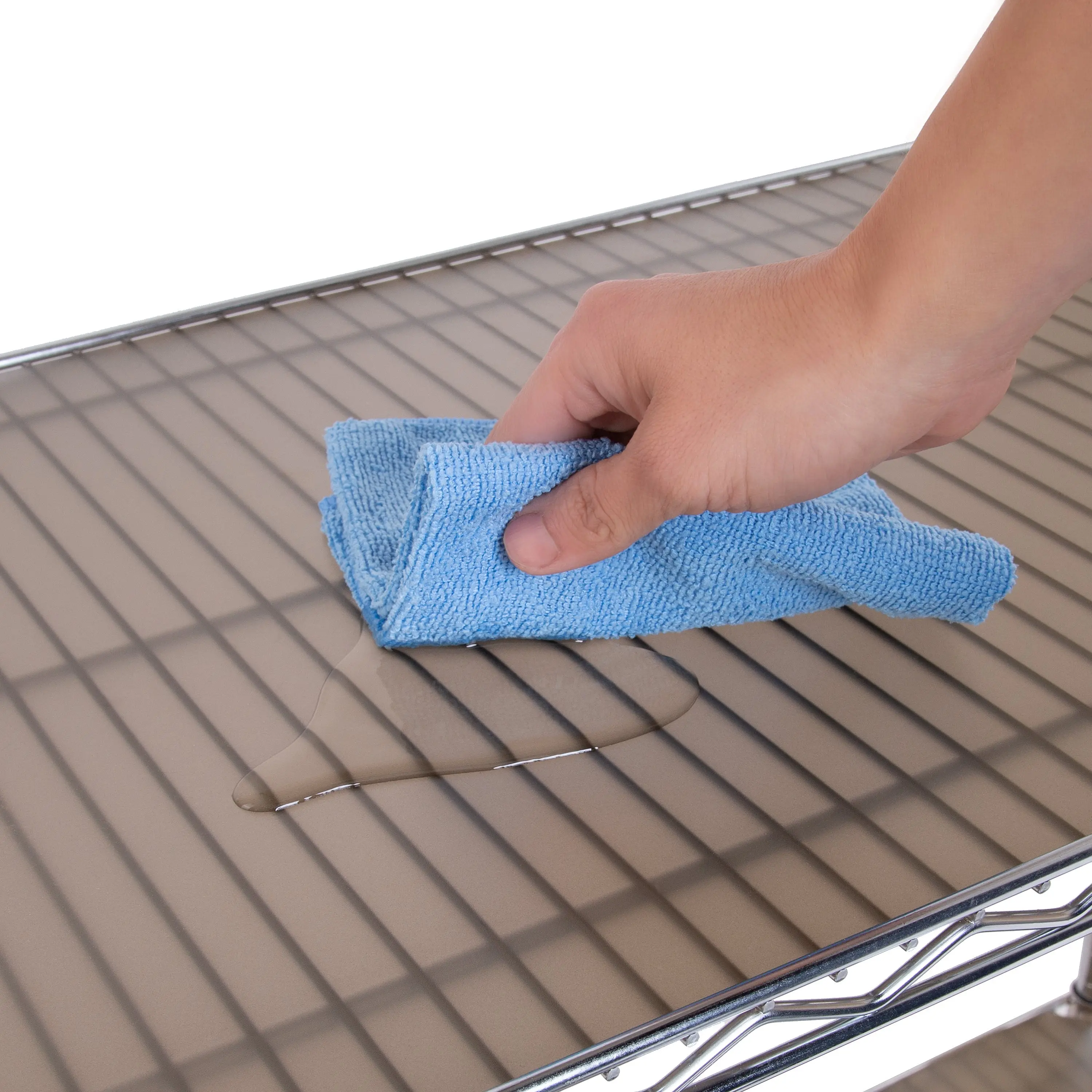 Waterproof Fitted Liners (5-Pack) - Fits 60" W x 24" Shelves, Home Organization Supplies, Water Proof, Transparent, 59.25" W X 23.25" X 0.02" Thick