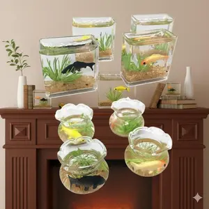 DIY Moss Terrarium Kit: Thick Glass Hydroponic Planter, Creative Desktop Ecosystem with Tools for Moss Gardening, Multifunctional Home Dorm Decor, Artful Office Desk Garden & Stationery
