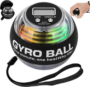 Wrist Power Gyro Ball with Counter – Curaball Torque Hand Exerciser for Grip Strength, Arm Training & Daily Fitness, Portable Resistance Trainer