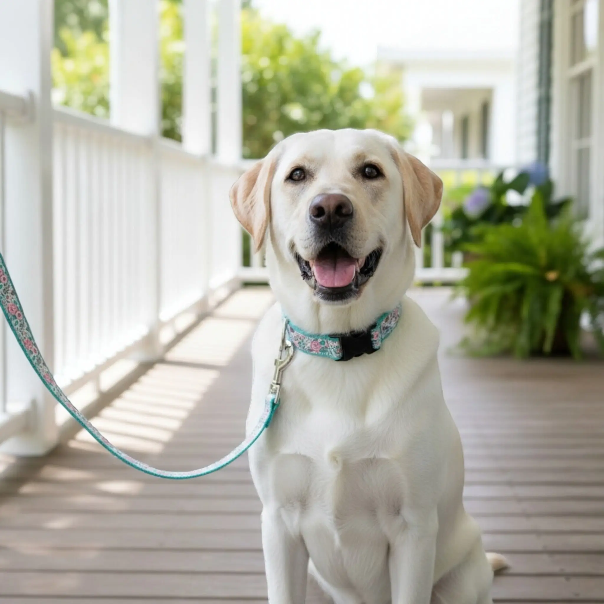 Blushing Garden Dog Collar