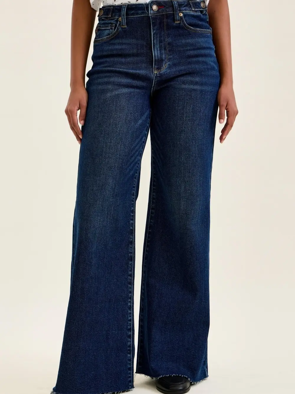 ALLY JUDY BLUE WIDE LEG JEAN