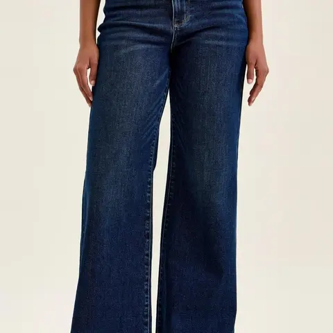 ALLY JUDY BLUE High Waist WIDE LEG JEAN