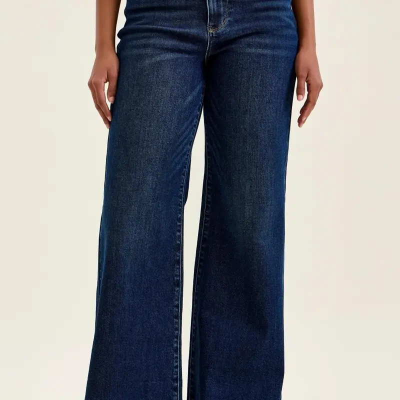 ALLY JUDY BLUE High Waist WIDE LEG JEAN