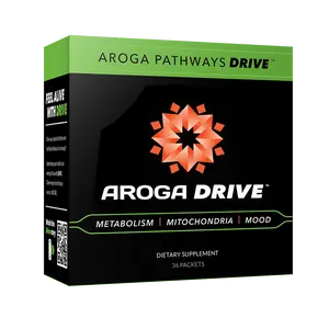 Aroga Pathways DRIVE - Metabolism, Mitochondria and Mood Support - Add Daily When Your Caffeine is Not Enough - Dietary Supplement