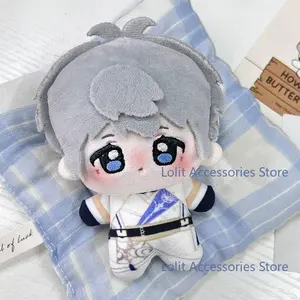 Love and Deepspace Xavier Cosplay Anime Cute Printing Nunu Body Cotton Padding 10CM Plush Doll Pendant Backpack Keychain Plushie