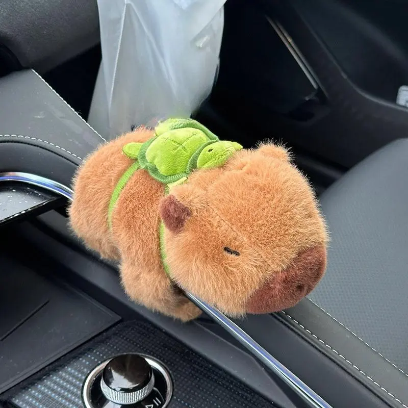 Cute Capybara Design Car Interior Decoration, Plush Car Center Console Ornament, Car Interior Decoration Accessories for Women & Men, Car Interior Accessory, Car Interior Decorative, Car Interior Ornaments
