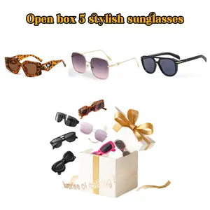 Fashion Sunglasses  Box - Sunglasses Polarized Sunglasses for Women or Men- ,style is good-looking, suitable for fat and thin faces & Surprise Gift