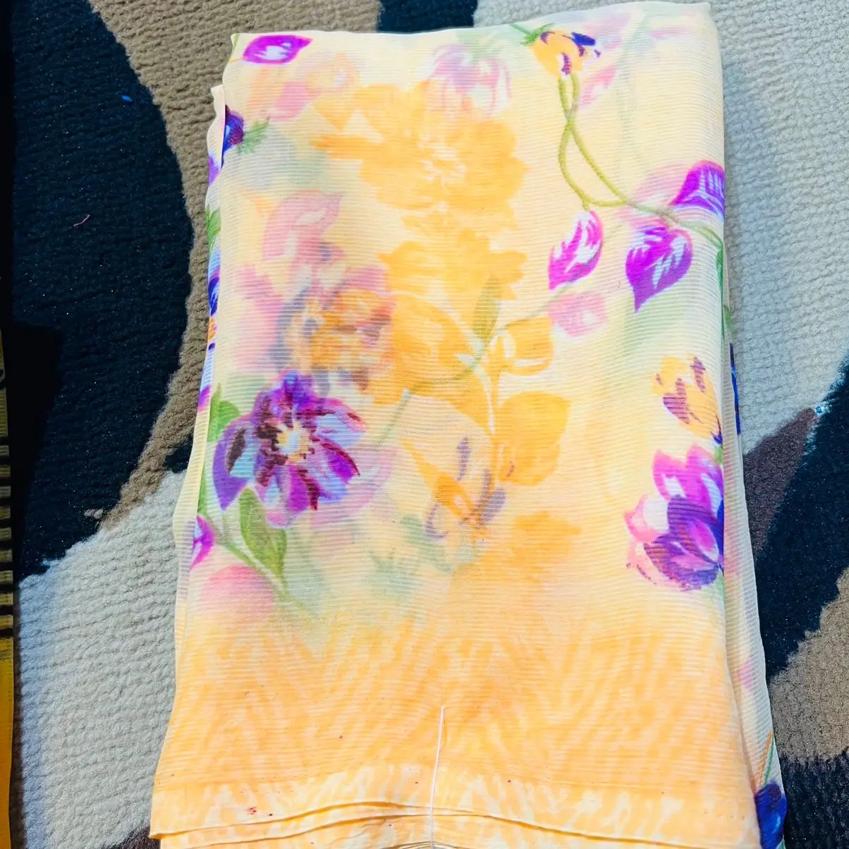 Siffon saree Soft