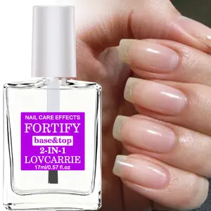 LOVCARRIE Clear Nail Strengthener Strengthens weak and brittle nails No drying required Alcohol-free formula Long-lasting shine Nail care Nail Strengthening Serum