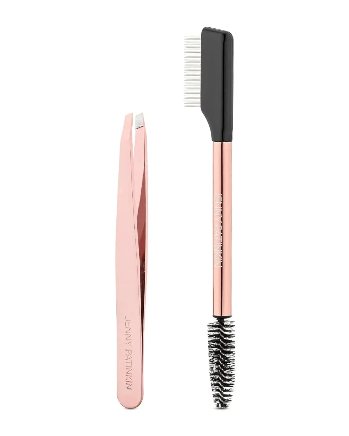The Big Reveal  Touch Up Tools, Precision Lash & Eyebrow Tweezers, Eyelash Separator Comb & Spoolie Brush for Shaping, Grooming, Makeup Detailing, Brow Styl