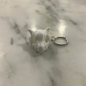 Cubone Keychain - Fjell Forge 3D