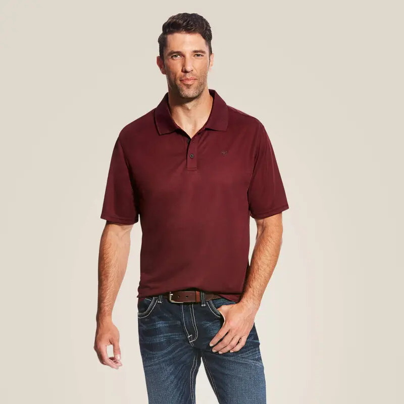 Ariat TEK Polo - Maroon