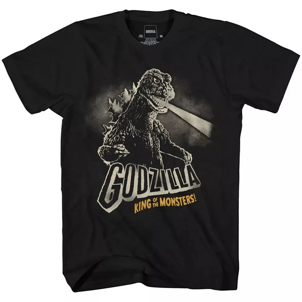 Godzilla King of Monsters Atomic Beam T-Shirt, Graphic tees, Streetwear, Men gifts, Short sleeve, T Shirt for Men, cotton, Top, Menswear
