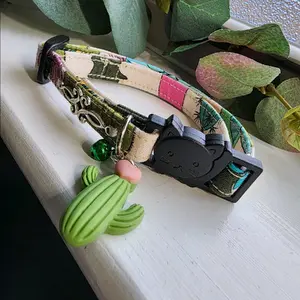 cactus cat collar