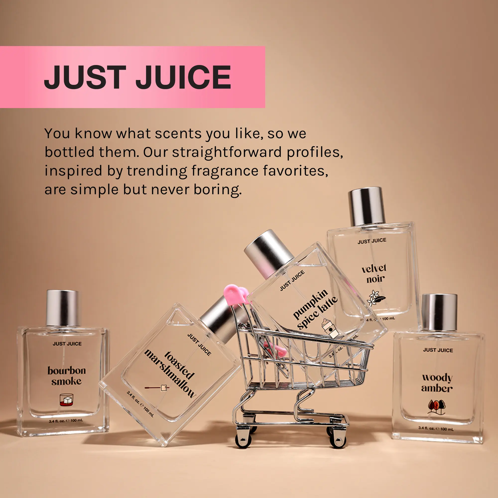 Just Juice Toasted Marshmallow - Vanilla Perfume for Women and Men -  Gourmand Perfume with Caramel, Marshmallow, Amber Notes - 3.4 oz - TikTok  Shop