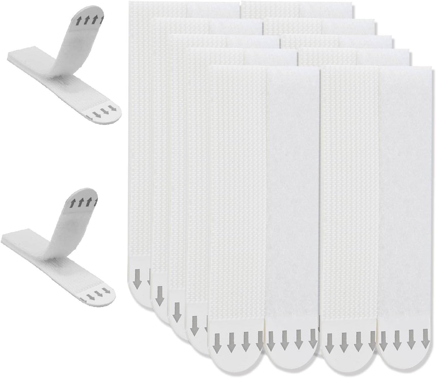 Heavy Duty Damage-Free Picture Hanging Strips, Super Strong Adhesive Hook & Loop Mounting Tape, No Drill No Nails Removable Hangers for Wall Frames, Posters and Christmas Decorations