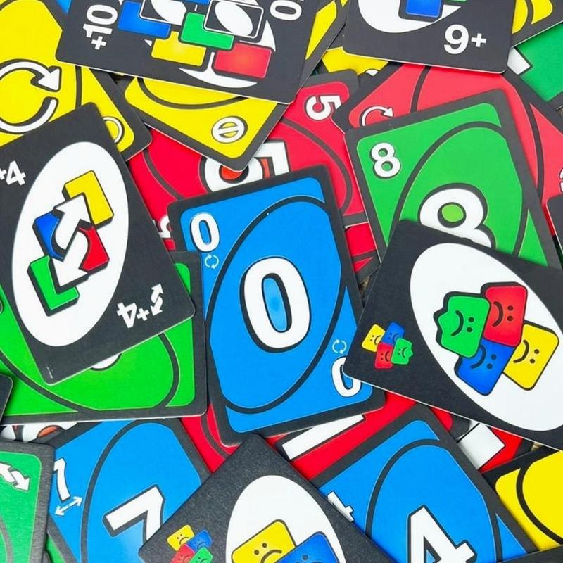 UNO No Mercy Plus Card Set - 210 Cards with Extreme Rules, Fun & Competitive Party Game for Family, Friends, and Game Nights - Tougher Action Cards, Stacking & Swapping Rules, Great Gift for Kids & Adults