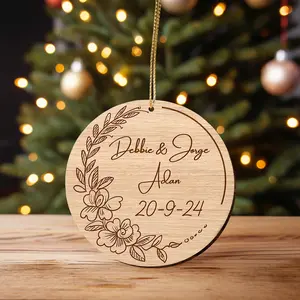 Personalized wedding favors, wooden christmas ornaments, Custom Wedding Favor, Wedding Ornaments, Rustic wedding favors, Wood favors