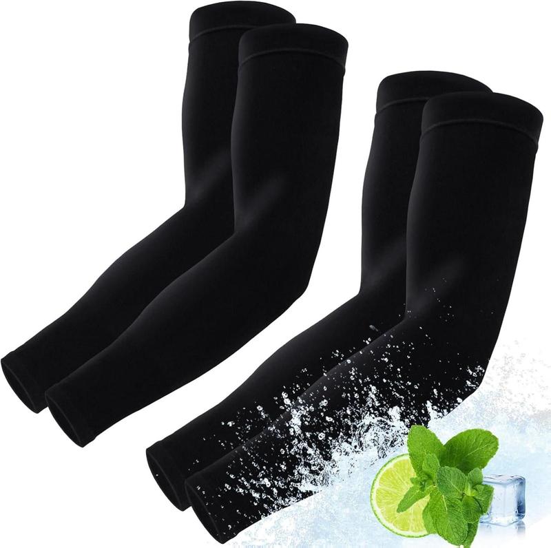 Arm Sleeves Cooling Sports Sleeve Arm Compression Sleeve UV Sun Protection UPF 50 Tattoo Cover Up for Outdoor