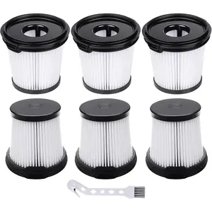 6 Packs HEPA Filters Replacement for Shark BU3521 BU3120 BU3520C IW1615 IW1111 IW1120 IW3511 IW3120 IW3615 IW3110C Detect Pro Lightweight Cordless Vacuum, Compare to Part XPRFIW1000