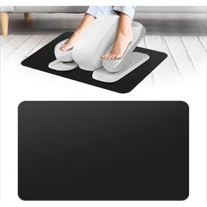 Under Desk Elliptical Mat - Non-Slip Exercise Equipment for Peloton Bike, Small Exercise Mat for Desk Workout Equipment