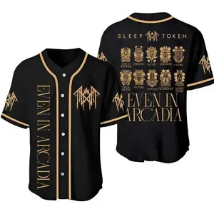 Sleep Token Baseball Jersey, Sleep Token flamingo Band Jersey, The Even In Arcadia, Concert Tour 2026 Jersey J
