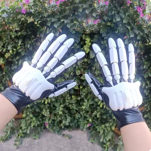 Skeleton Mech Gloves for Adults, Role-Playing Party Props, Cool Knight Gloves, Gift, 3D Printed, Toy Handwear
