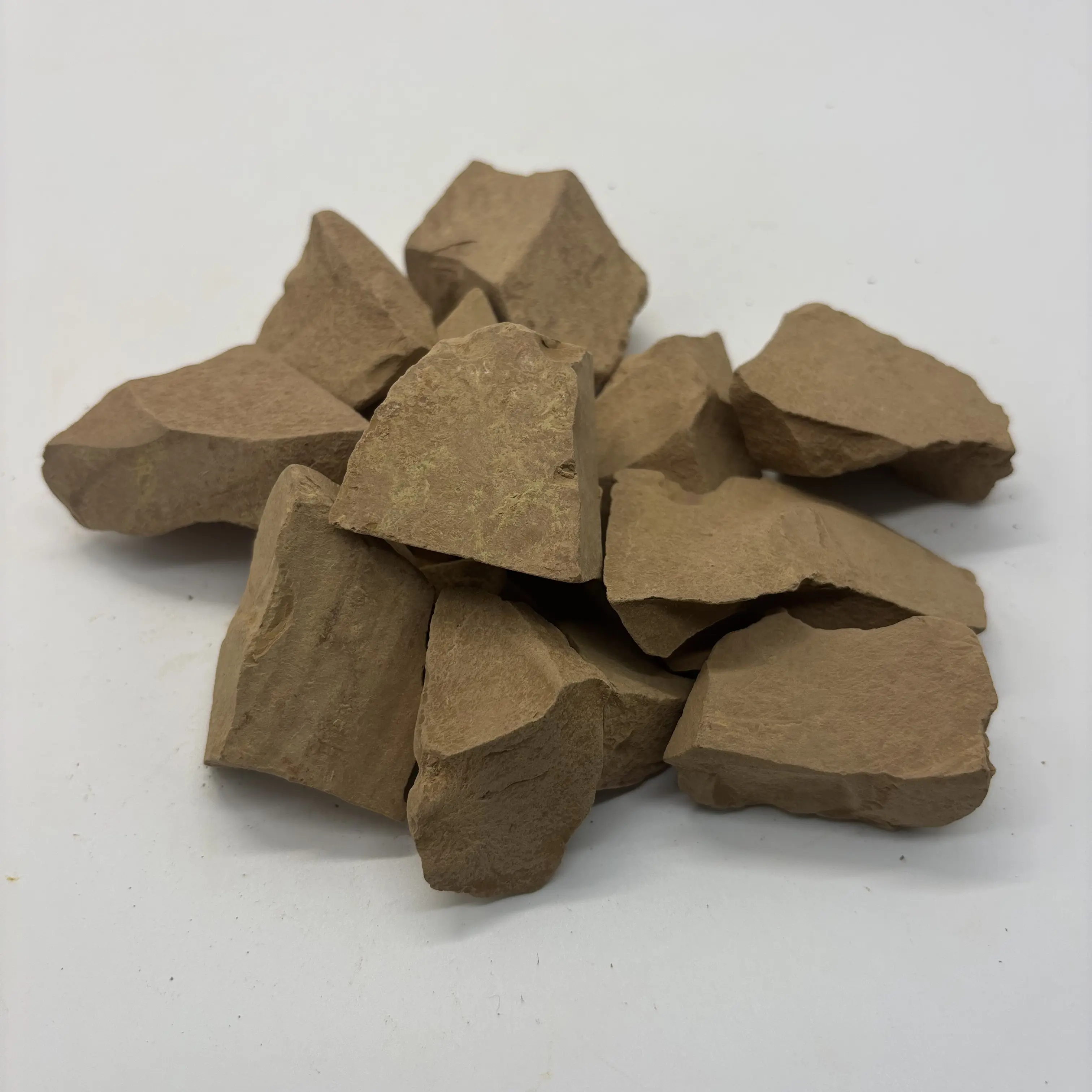 Narat Brown Kaolin Clay for Handicraft Use, 100% Natural Raw Material, No Additives, Edible Hard Crunchy Texture, Slightly Sticky When Wet, 200g(7oz) Garden Soil Supplement, Clay Art Items