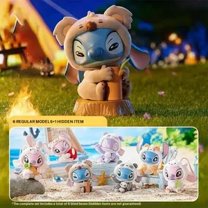 Disney Lilo & Stitch Series Animal Party Blind Box Fluffy Figurine Cute Collectible Decor Perfect for Display or Gifting Random Surprise Set Holiday Halloween Christmas Gift for Kids Bedroom Summer Vibes
