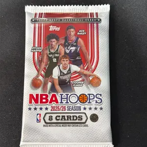Single pack NBA Hoops trading cards