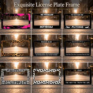Summer Vibes Metal Car License Plate Frame, Unisex License Plate Frame,Perfect Birthday Gift For Car Decoration Enthusiasts, For Decorative Use Only, Valentines Gift,Birthday Gifts,Mothers Day,Car Decor,License Plate,Carro,Car Acessesories>Essentials