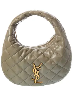 Saint Laurent Icarino Quilted Leather Hobo Bag