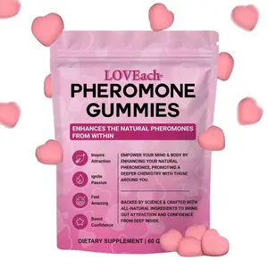 LOVEach Pheromone Gummies - Enhances Your Natural Pheromones From Within - Mixed Berry Flavor | Feminine Gummies | - All in One Solution with Slippery Elm Barkand Lactobacillus Probiotic Blend L-Arginine Maca Rootfor Women’s pH Balance and Dryness Dietary