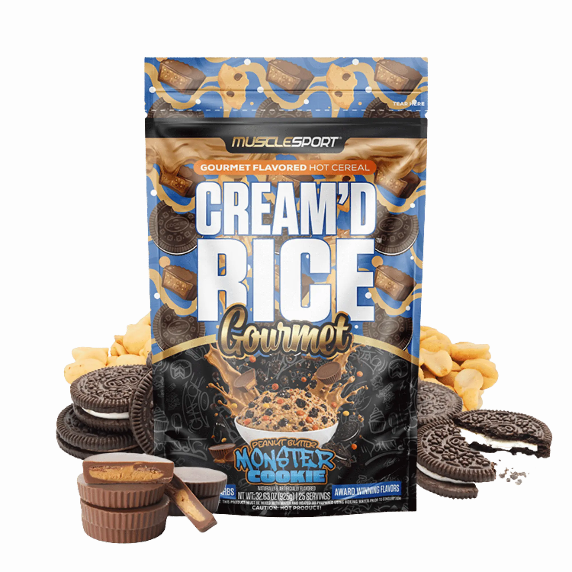Musclesport Cream'd Rice Gourmet - Hot Cereal 25 Servings) Musclesport Cream'd Rice Gourmet - Hot Cereal 25 Servings)