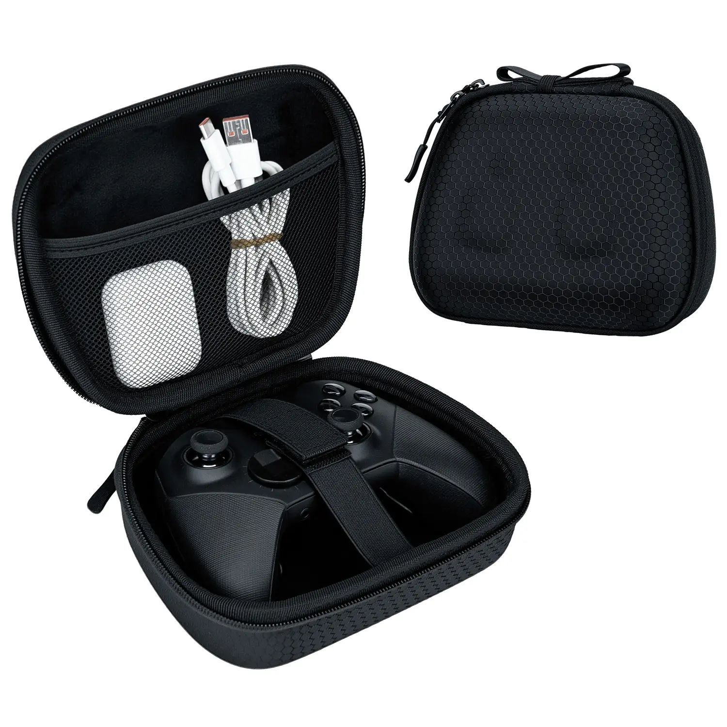Mcbazel Universal Controller Travel &Storage Case for Steam Controller/PS5/Nintendo Switch/Xbox Series Controllers Gaming Cable