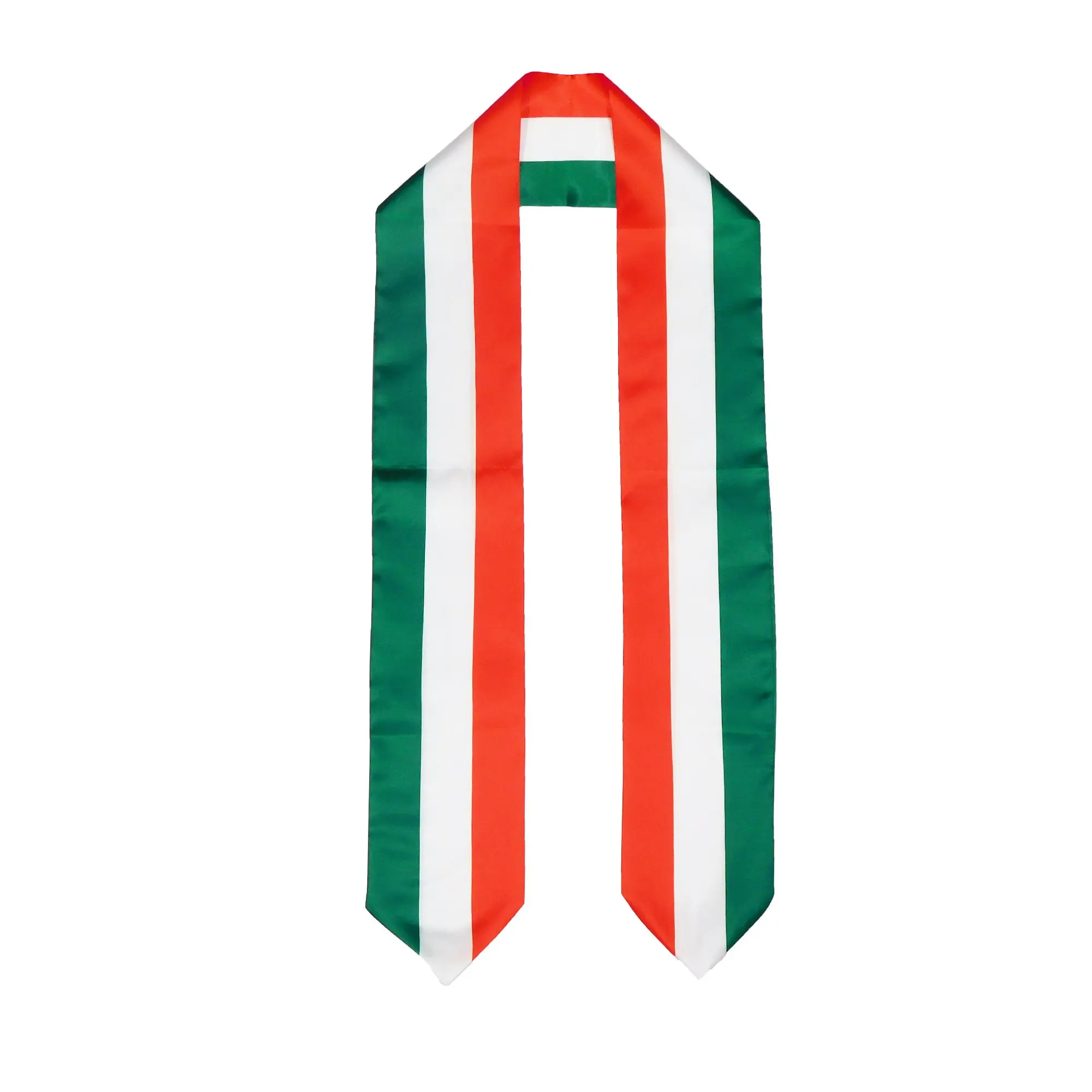 Italy Flag Graduation Stole, Sash, Italian, Scarf, Gift, Students,Quality, High School, College, Scarves, Adults, Men and Women, Satin