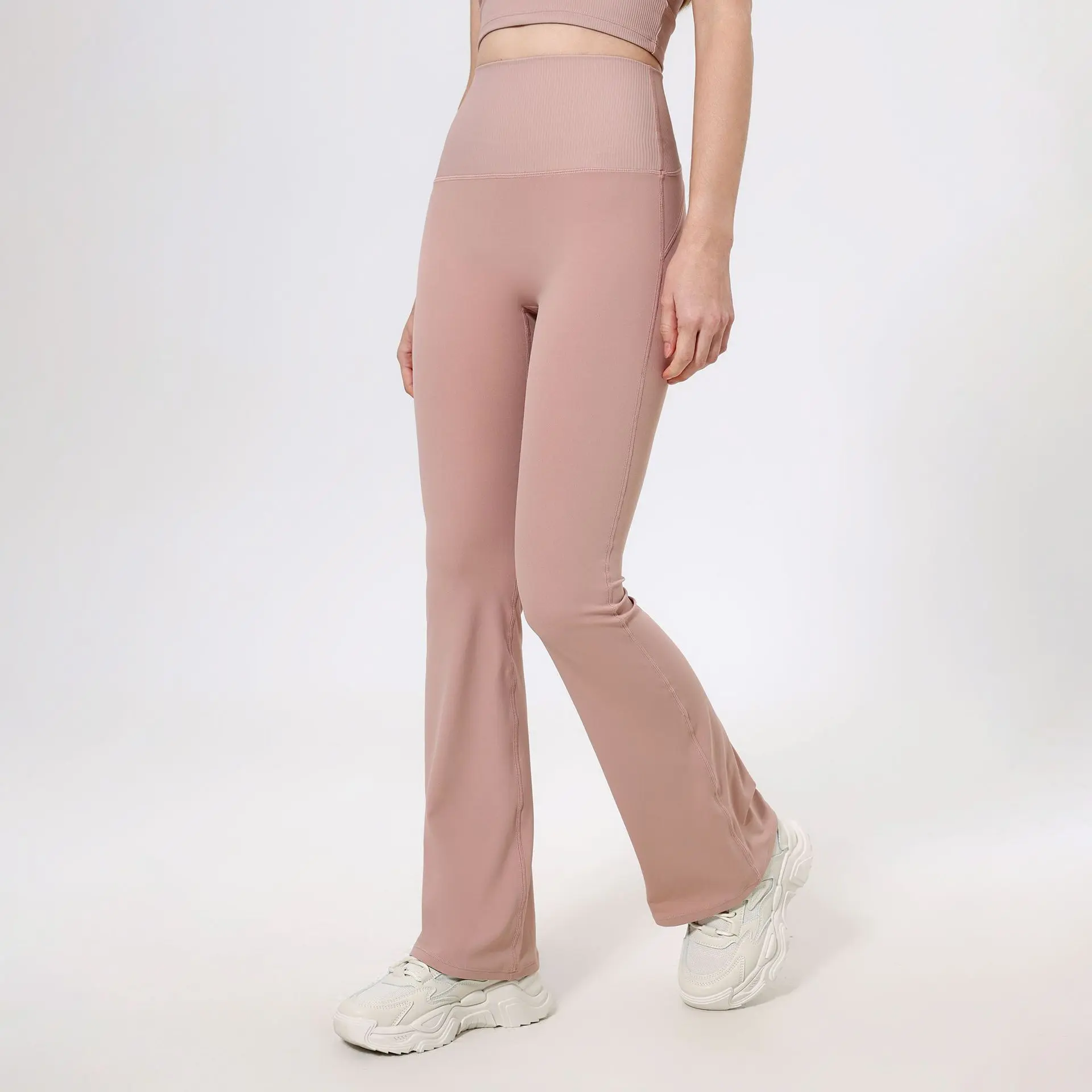 workout sets women cup sports bra volleyball spandex parke shorts  Nightwear sports bra multi pack Impact Shorts Threaded high-waisted peach hip-lifting yoga pants splicing nude outer wear running pants fitness micro-pull pants flare  yoga  pants