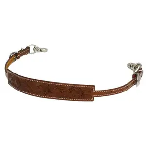 Showman Floral Tooled Leather Wither Strap