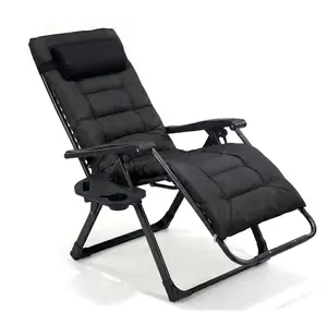 Zero Gravity Chair 440lbs Capacity, Foldable for Outdoor, Black/Blue/Brown