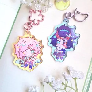 Ezreal faerie court and Kayn snow moon Keychain