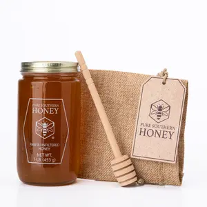 Pure Southern Honey Medium Gift Set, 1 lb. Raw & Unfiltered Honey