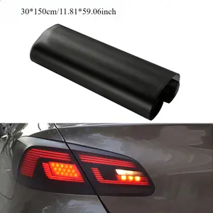 Matt Black Automobiles Car Light Headlight Taillight Tint Vinyl Film, Smoke Sticker Sheet Fog Rear Lamp Car Accessories, Sticker For Cars