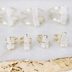 Selenite Medium Ring (Size 5-9)