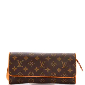 Pre-owned Louis Vuitton material Messenger Bags Twin Handbag Monogram Canvas GM by Rebag