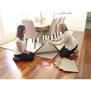 Carpet Curl Stopper Rug Gripper for Corners & Edges – Heavy-Duty Anti-Curl Support, Ultra-Slim Rug-Side Adhesive, Prevents Lifting & Tripping, Floor-Safe, Indoor & Outdoor Use, Pack of 4