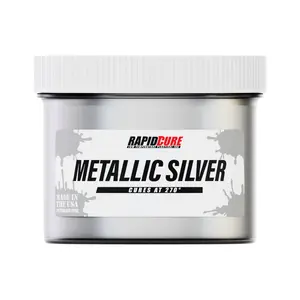 Rapid Cure Metallic Silver Screen Printing Plastisol Ink
